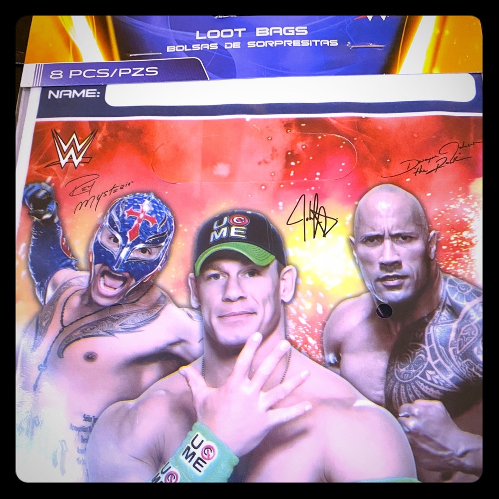 WWE Goody bags/ Balloons